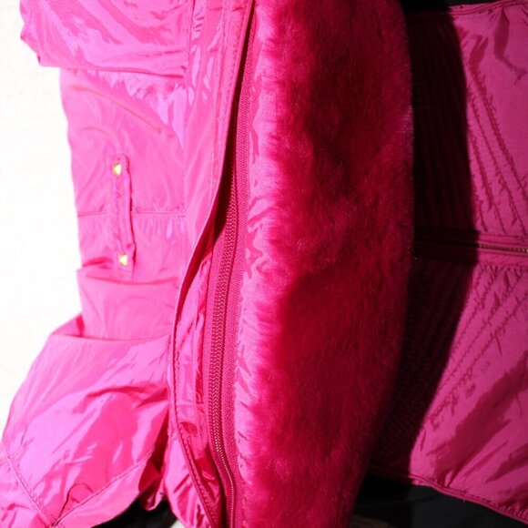 Obermeyer Womens Vintage Ski Snowboard Jacket Coat Pink Black Size 2 Embroidery - Picture 10 of 15